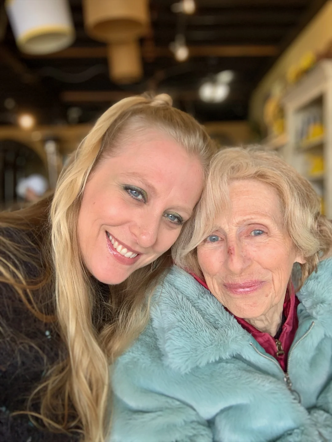 Julianne with her mother